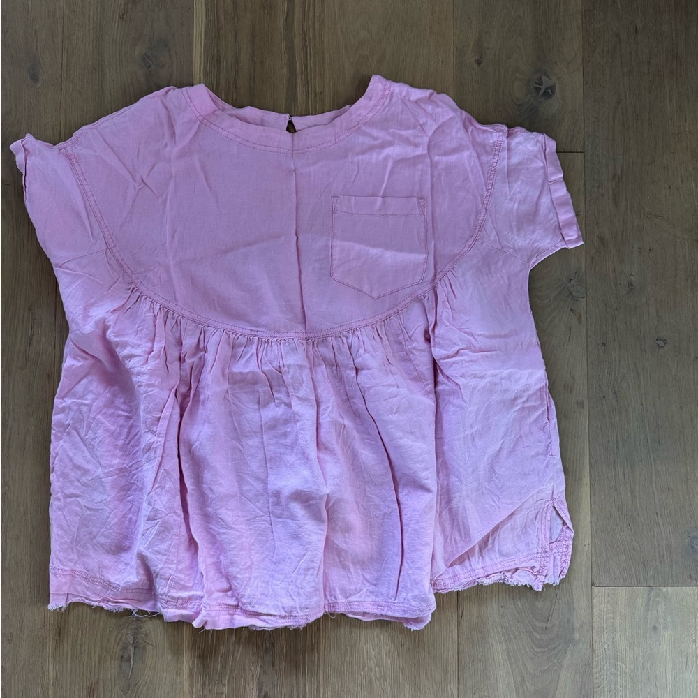 We the free pink tunic/ oversized t-shirt